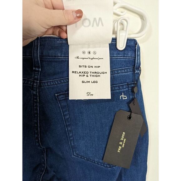 NWT rag & bone Dre Low Rise Slim Boyfriend Jeans - Picture 9 of 11